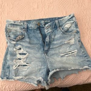 High rise shorts size 10 very stretchy